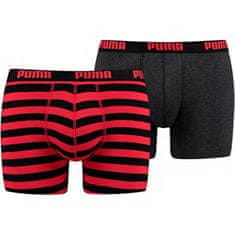 Puma Pánské pruhované boxerky 1515 2P M 591015001 786 - Puma S