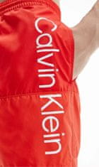 Calvin Klein Pánské koupací kraťasy - KM00729 XNL - červená - Calvin Klein M Červená