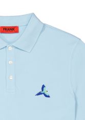 John Frank Pánské tričko John Frank JFTPOLO18-MACAW Sv. modrá M
