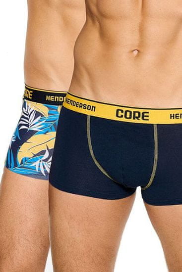 Henderson 2 pack boxerky Neon Core modro-žluté