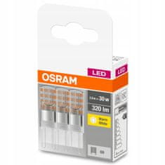 Osram 3x LED žárovka G9 CAPSULE 2,6W = 30W 2700K OSRAM
