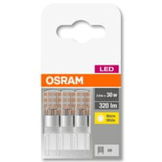 Osram 3x LED žárovka G9 CAPSULE 2,6W = 30W 2700K OSRAM