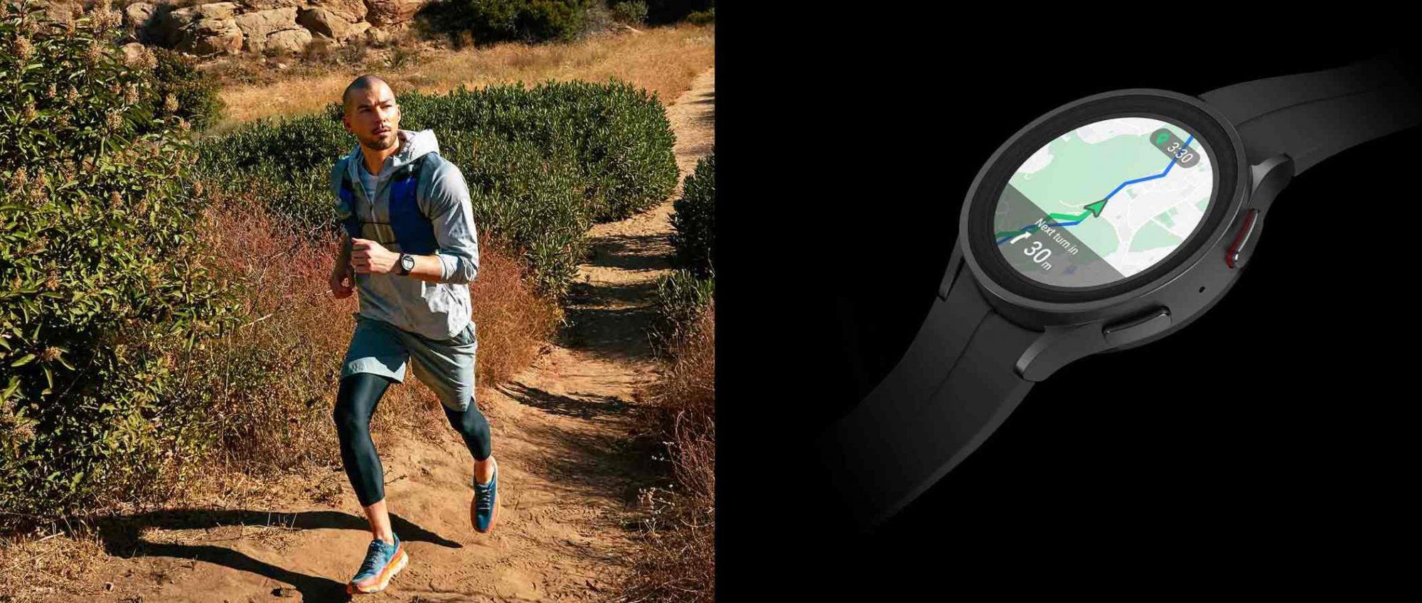Samsung Galaxy Watch 5 Pro chytré hodinky výkonné chytré hodinky zdravotní funkce operační systém Wear OS jedinečné funkce vyspělé funkce Google Pay EKG míra okysličení krve fitness hodinky vlajkový výkon kvalitní materiál