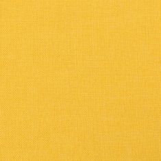 Vidaxl Dekorační polštáře 2 ks světle žluté Ø 15 x 50 cm textil
