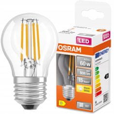 Osram LED žárovka SMALL BALL E27 6W = 60W 2700K OSRAM