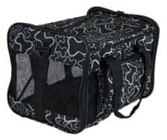 Trixie Nylonová přepravní taška ADRIA pro psy a kočky do 9 kg motiv s kostičkami