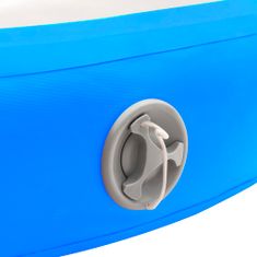 Vidaxl Nafukovací žíněnka s pumpou 100 x 100 x 10 cm PVC modrá