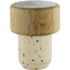 Gastrozone Špunt korkový, 12ks, dřevěná hlavička, průměr 19 mm pro láhev 222208014,15,25,26,27