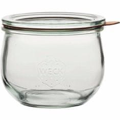 Weck Zavařovací sklenice 500 ml 4 ks víčko těsnění svorky tvar tulipán 