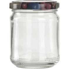 Gastrozone Zavařovací sklenice pro marmelády, 212 ml, 6ks, víčko ovoce 