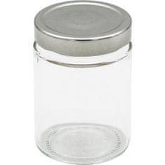 Gastrozone Zavařovací sklenice Elena 314 ml 6ks, stříbrné víčko