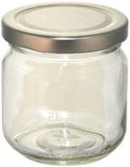Gastrozone Zavařovací sklenice 212 ml 6ks, stříbrné víčko 
