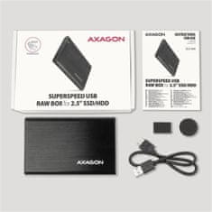 AXAGON EE25-A6M RAW box, černá