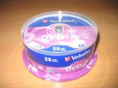 Verbatim DVD+R General 16x 4,7GB spindl 25ks