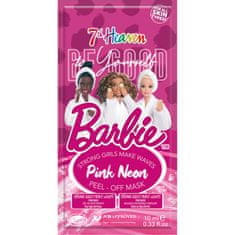 7th Heaven Barbie slupovací pleťová maska Pink Neon (10ml)