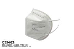 TRIUMF respirátor FFP2 , bílý, 1 ks - NR EN149:2001+A1:2009 CE1463