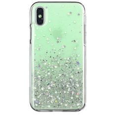 WOZINSKY Wozinsky Star Glitter silikonové pouzdro pro Apple iPhone XR - Zelená KP9943