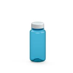 Elasto Láhev na pití "Refresh" čirá-transparentní, 0,4 l, Průsvitná modrá/Bílá