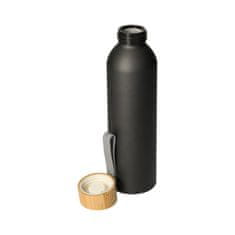 Elasto Hliníková láhev "Bamboo", 0,6 l, Černá/Přírodní