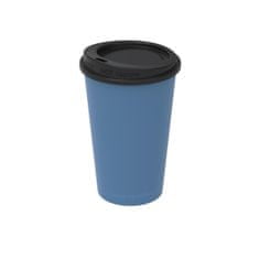 Kelímek na kávu "ToGo", 0,3l, příjemná modrá/Černá