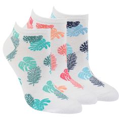 RS dámské módní bavlněné barevné sneaker ponožky 1539622, 35-38