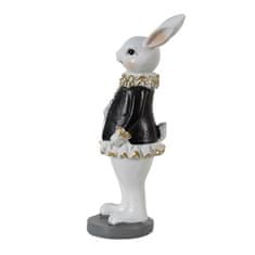 Clayre & Eef Dekorativní figurka králičí mamky s kabelkou 6PR3577