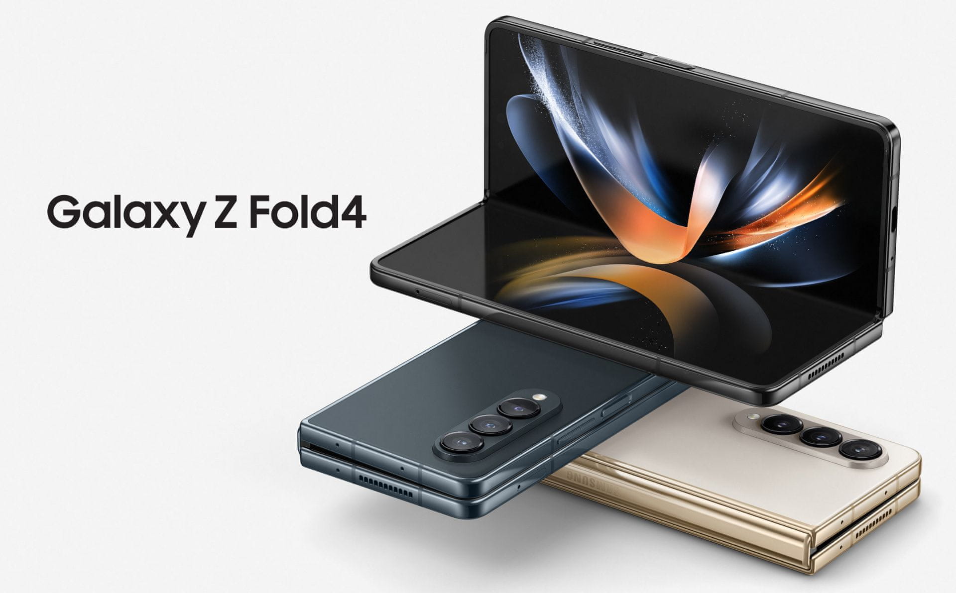 Samsung Galaxy Z Fold4 5G, telefon, vlajková loď skládací Samsung skládací konstrukce revoluční design výkonný skládací telefon jedinečný design skládací chytrý telefon ohebný chytrý telefon ohebná konstrukce