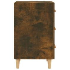 Greatstore Noční stolek kouřový dub 40 x 40 x 66 cm kompozitní dřevo