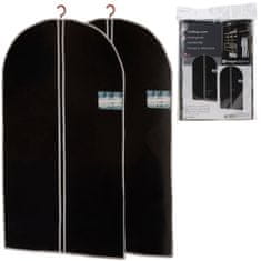 Storagesolutions Obal na obleky a dlouhé šaty - 150x60 cm - 2 kusy - černý
