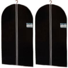 Storagesolutions Obal na obleky a dlouhé šaty - 150x60 cm - 2 kusy - černý