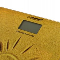 Esperanza Koupelnová váha s pískovým vzorem Sunshine EBS006 
