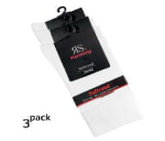 RS  dámské zdravotní Harmony ponožky bez gumiček 13310 3-pack, bílá, 35-38