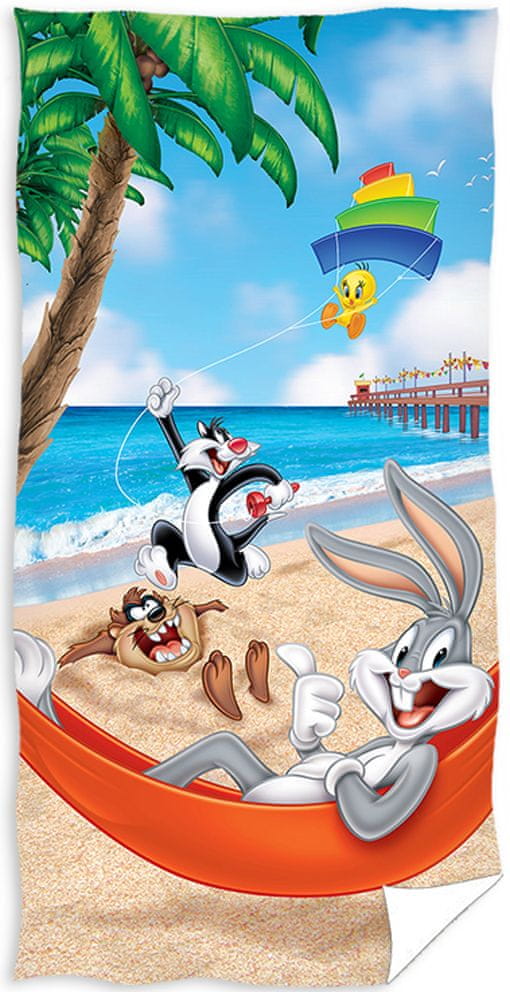 Levně Carbotex Dětská osuška Bugs Bunny Lážo Plážo