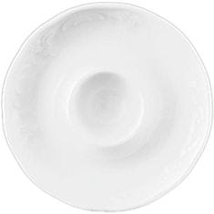 Lilien Stojánek na vajíčko porcelán Bellevue, bílý, 6x