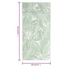 Greatstore Venkovní koberec zelený 80 x 150 cm PP