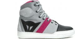Dainese boty YORK AIR dámské černo-bílo-růžovo-šedé 37