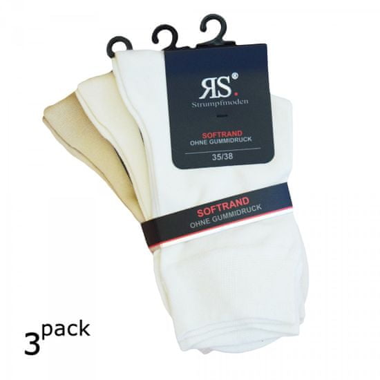 RS dámské zdravotní Harmony ponožky bez gumiček 13326 3-pack