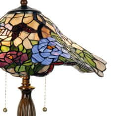 Clayre & Eef Stolní lampa Tiffany FLOWERS 5LL-5276