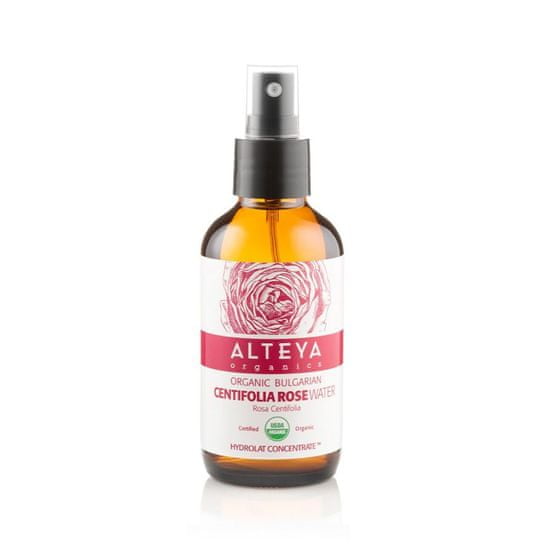 Alteya Organics Růžová voda Bio z růže stolisté (Rosa Centifolia) Alteya Organics 120 ml sklo