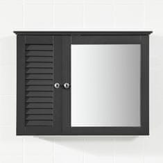 SoBuy SoBuy BZR55-DG skříňka horní se zrcadlem Skříňky nad umyvadlo skříňka do koupelny