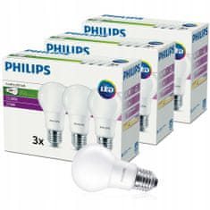 Philips 9x E27 LED žárovka 8W = 60W 806lm 2700K PHILIPS
