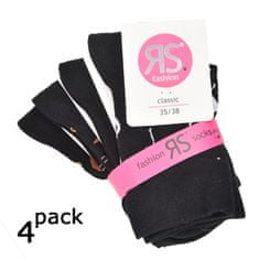 RS dámské bavlněné ponožky s kotníkovým vzorem 6101621 4-pack, 35-38