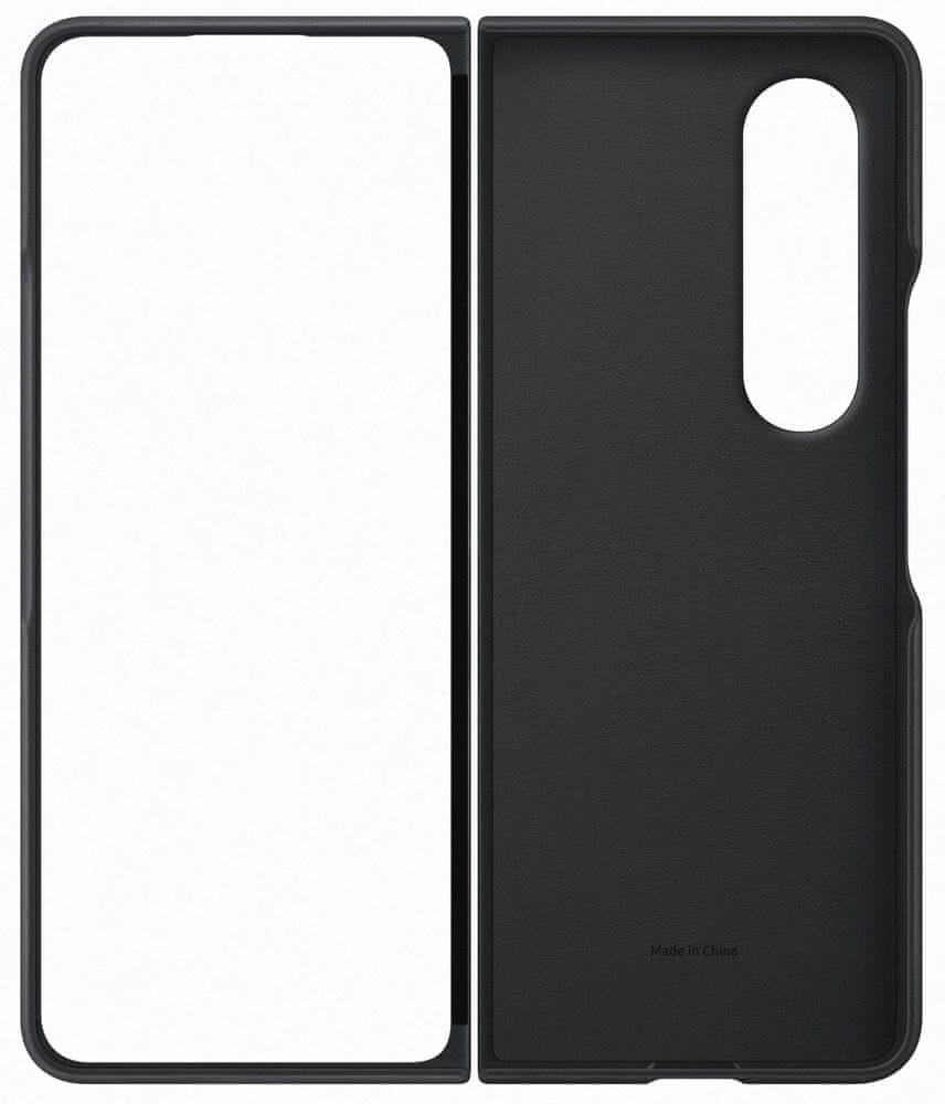 Levně Samsung Kožený kryt Z Fold4 Black, EF-VF936LBEGWW černý