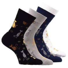 OXSOX dámské barevné veselé ponožky OXSOX 6100120 4-pack, 35-38