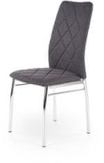 Halmar Jídelní židle K309, tmavě šedá