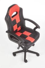 Halmar Dětská židle Storm, černá / červená