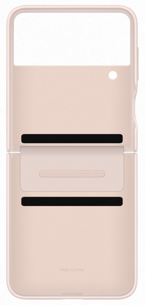 Samsung Flipový kožený kryt Z Flip4 Peach, EF-VF721LPEGWW oranžový