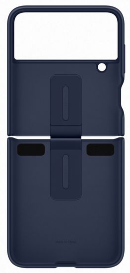 Samsung Silikonový kryt s držákem Z Flip4 Navy, EF-PF721TNEGWW námořní modrá