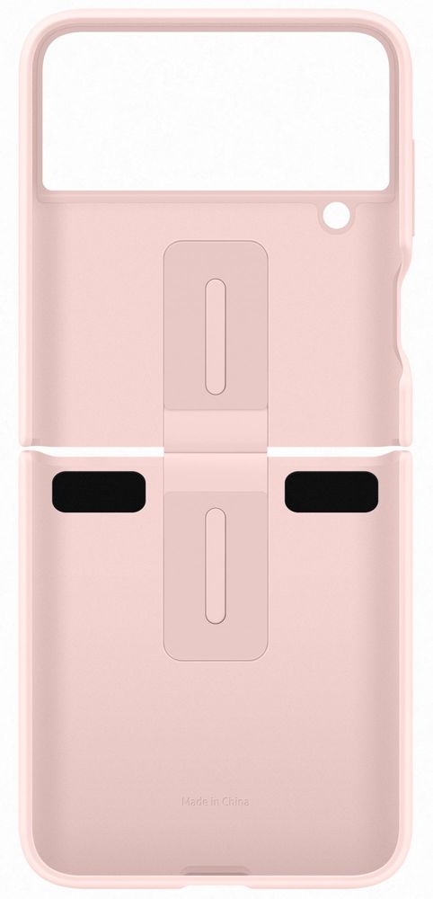 Samsung Silikonový kryt s držákem Z Flip4 Pink, EF-PF721TPEGWW růžová