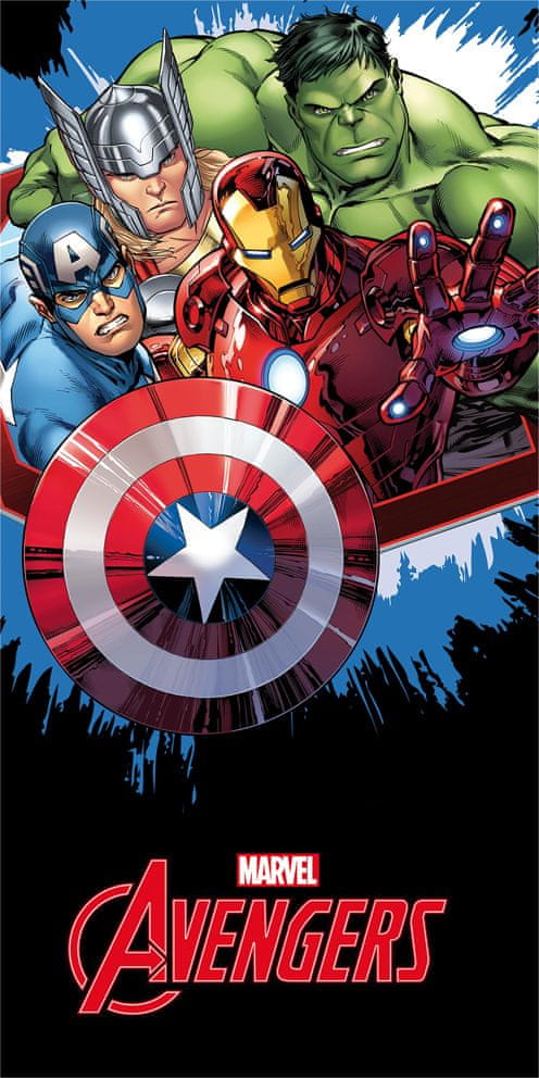 Carbotex Dětská osuška Avengers Super Heroes